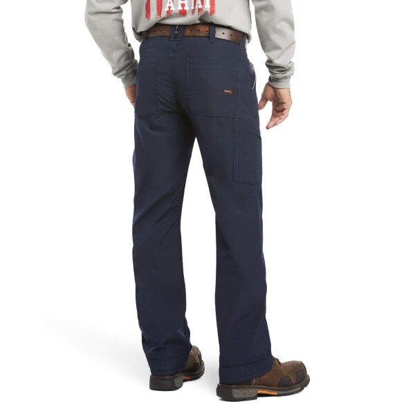 Ariat FR M5 Straight Duralight Ripstop Pants in Navy | 10039284