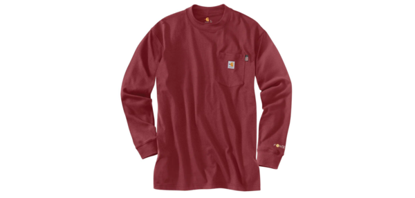 carhartt maroon long sleeve