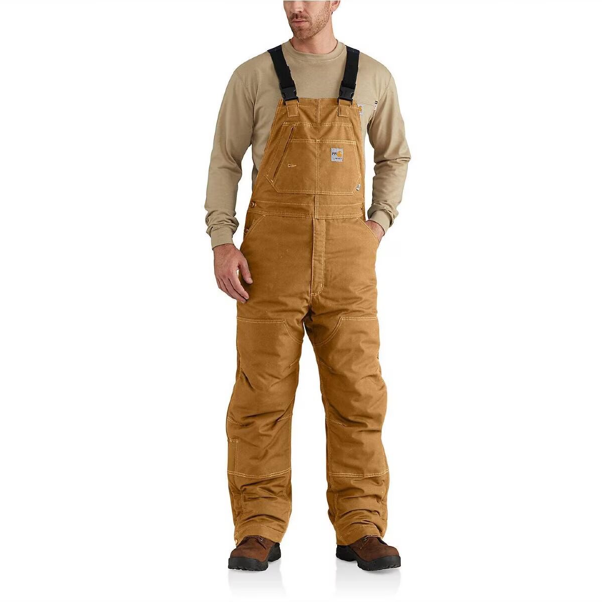 Carhartt FR Quilt Lined Quick Duck Bib Overall